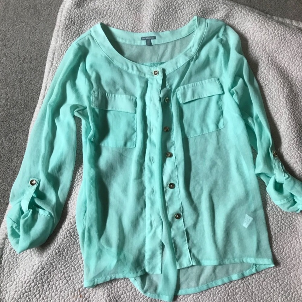 Mint Charlotte Russe Top